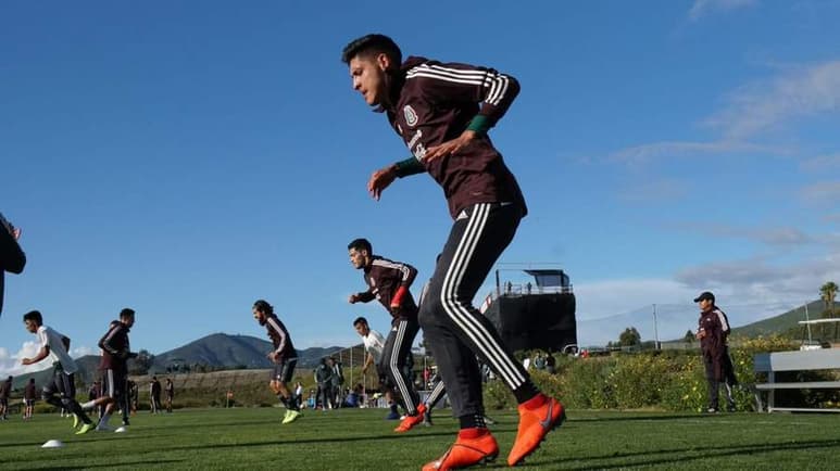 La escuadra mexicana trabajó nuevamente en las instalaciones Chula Vista Elite Training Center, donde afinaron los detalles para dicho cotejo. (Especial)