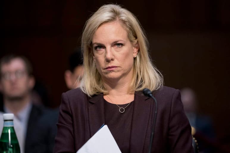 La petición la tramitó la secretaria de Seguridad Nacional de EUA, Kirstjen Nielsen, a través de una carta al Legislativo. (ARCHIVO)