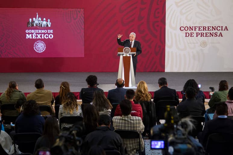 El presidente informó que ya comenzó el proceso de licitación de la refinería de Dos Bocas. (NOTIMEX)