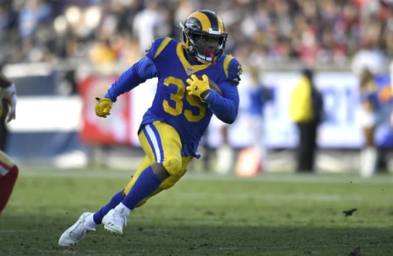 C.J. Anderson jugó el Super Bowl con los Carneros de Los Ángeles, luego de que el equipo lo contratara casi al final de la temporada.
