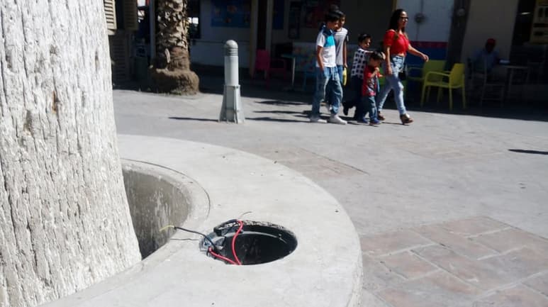 Se roban focos en Paseo Morelos