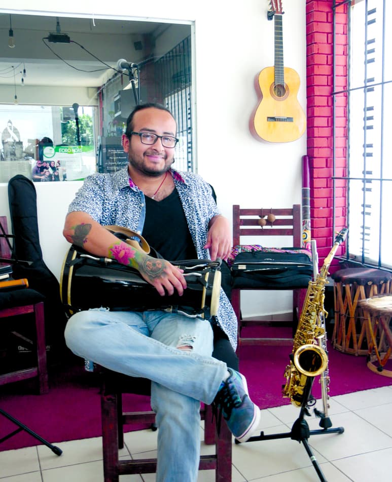 Formación. Calandrelli 'educó' su oído con la biblioteca musical de sus padres. (El Siglo de Torreón / Ana Sofía Mendoza)