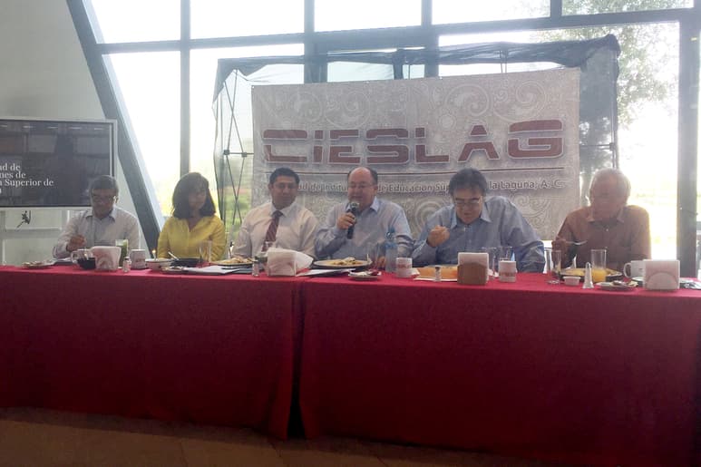 En reunión del Cieslag, se dio a conocer los detalles del Taller de Vinculación entre empresas y universidades para el 16 de mayo. (EL SIGLO DE TORREÓN)
