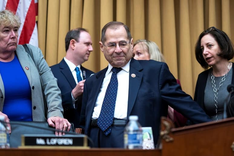El demócrata Jerry Nadler supervisó el comité para declarar en desacato al fiscal William Barr. (EFE)