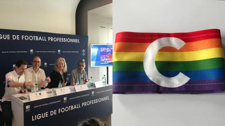 Por medio de una rueda de prensa, la Liga de Futbol Profesional de Francia anunció el uso de la banda para este fin de semana.(Cortesía Ligue1)