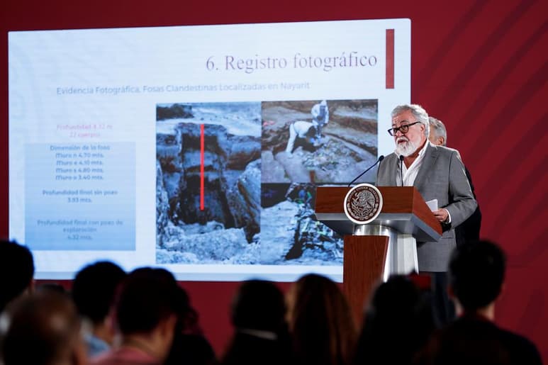 Las organizaciones criminales están reutilizando fosas clandestinas, arrojando nuevos cuerpos de donde ya se habían retirado restos humanos por parte de las autoridades, informó el martes el principal funcionario de derechos humanos de México. (EFE)