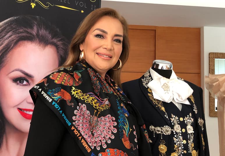 Enfadada. La cantante Aída Cuevas está muy molesta porque Joaquín Muñoz aseguró que el hijo de ella lo procrecó con 'Juanga'. (ARCHIVO)