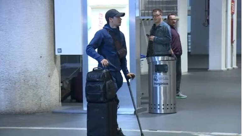 El jugador del PSV Eindhoven llegó por la mañana a la CDMX. (ESPECIAL)