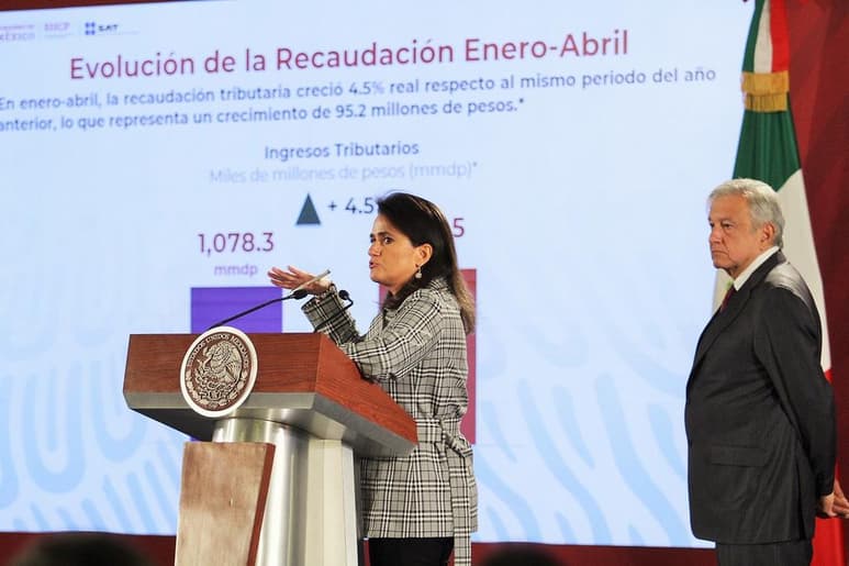 La cantidad representa un crecimiento de 95 mil millones de pesos en comparación con la recaudación de 2018. (NOTIMEX)
