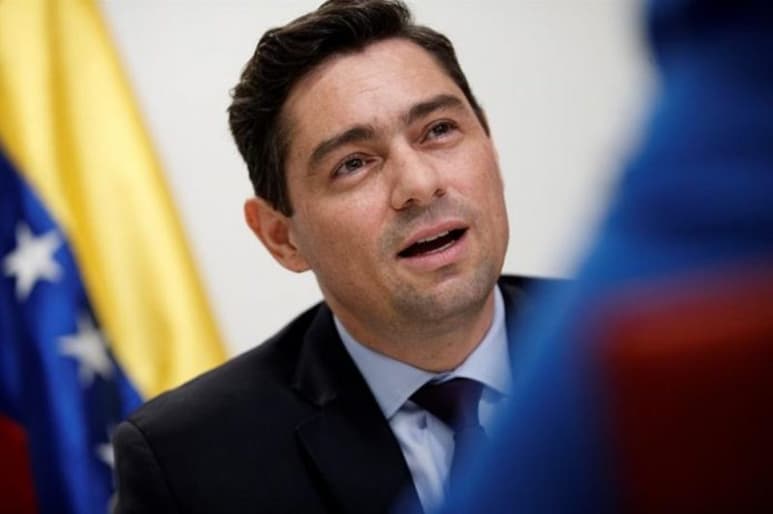 Carlos Vecchio, representante en EUA de Juan Guaidó. (AGENCIAS)