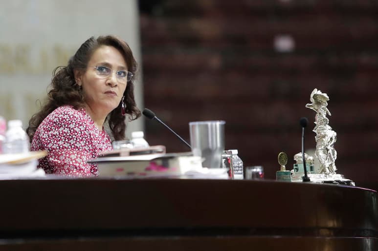 Dolores Padierna ofreció el apoyo total de la Cámara de Diputados al gobierno federal para concretar la firma del T-MEC, luego del anuncio del presidente de Estados Unidos, Donald Trump, de aplicar aranceles a las importaciones mexicanas. (ARCHIVO)