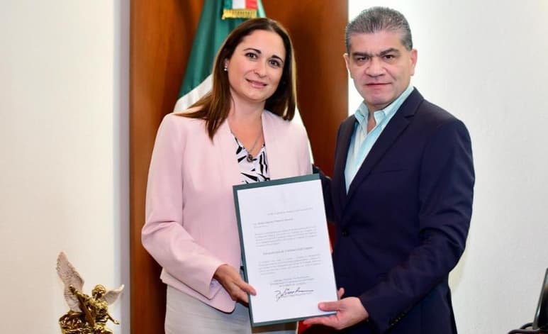 María Eugenia Villarreal Abusaíd fue designada por el gobernador del estado de Coahuila, Miguel Riquelme Solís, como subsecretaria de Turismo en La Laguna. (TWITTER)
