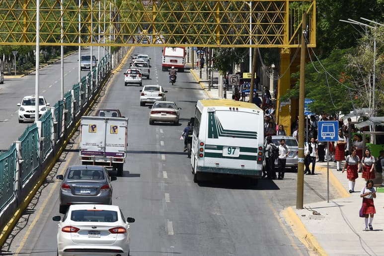 El colectivo dice que el proyecto del Metrobús trae beneficios a la población y al medio ambiente. (EL SIGLO DE TORREÓN)