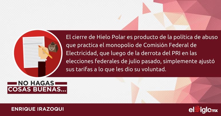 La lección de Hielo Polar de la Laguna