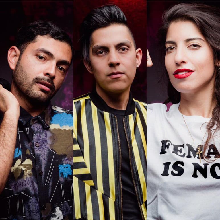 Daniel Morado, Marco Moreno y Adriana Osorno. (HIRAM HERNÁNDEZ)