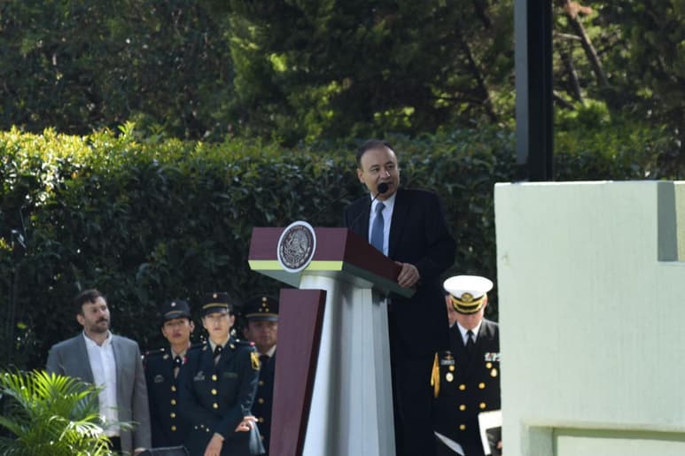 El secretario de Seguridad y Protección Ciudadana, Alfonso Durazo, afirmó que la Guardia Nacional (GN) marcará el inicio del fin de la violencia del país. (NOTIMEX)