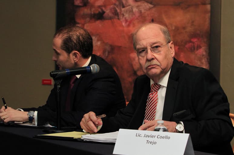 Javier Coello Trejo, abogado del exdirector de Petróleos Mexicanos (Pemex), Emilio Lozoya, consideró que las ordenes de aprehensión contra su cliente y cuatro personas más por el caso Odebrecht, confirman que existe una persecución no solo en contra de su cliente sino además de la familia. (ARCHIVO)
