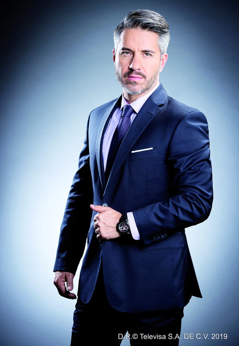 En pantalla. Moisés Arizmendi se mostró contento por su personaje de Alan Páez en la serie Por amar sin ley.