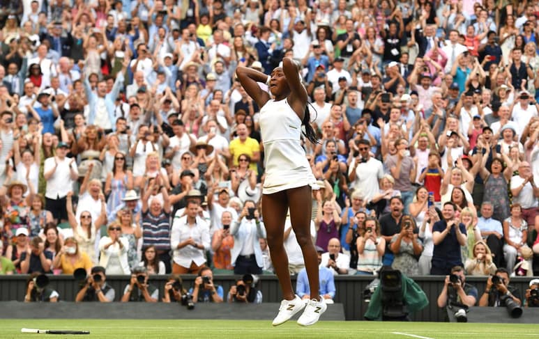 Cori Gauff se convirtió en la tenista de menor edad en llegar a octavos de final de Wimbledon desde 1991.