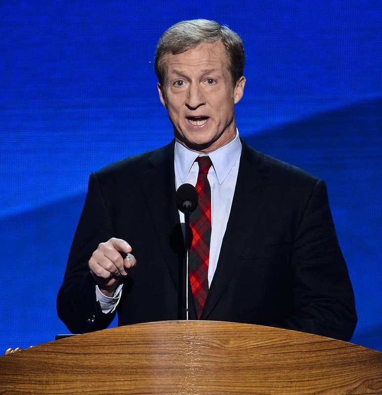 El anuncio de Steyer ocurrió después de que Eric Swalwell abandonara la competencia. (ARCHIVO)