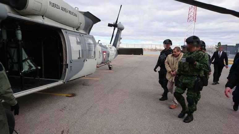 El canciller Marcelo Ebrard informó hoy que México y Estados Unidos buscan conformar un grupo binacional para definir el destino de los bienes y activos vinculados con Joaquín “El Chapo” Guzmán, pero descartó el regreso del exlíder del Cártel de Sinaloa al país. (ARCHIVO)