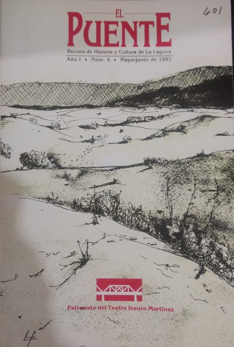 Portada de la Revista Cultural El Puente, número 4 de fecha mayo - junio de 1991.
