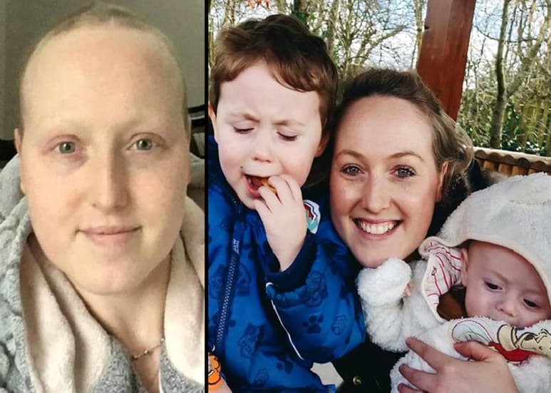 La mujer ahora es madre de dos, pero teme que sus implantes puedan provocarle cáncer de verdad. (INTERNET)