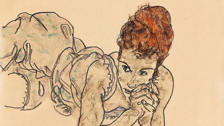 La imagen habría sido esbozada por el creador en 1918, poco antes de morir en Viena a los 28 años. (ESPECIAL)