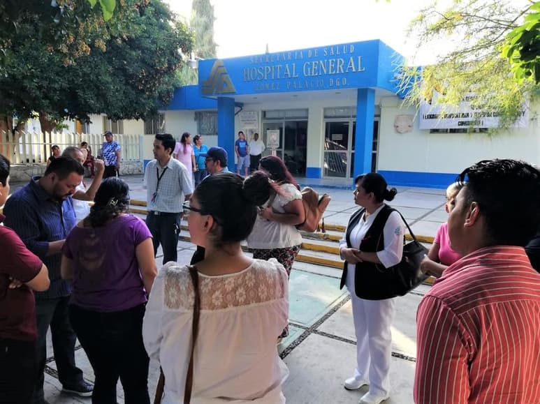 El personal mantendrá trabajo bajo protesta en tanto no reciba respuesta. (EDITH GONZÁLEZ)