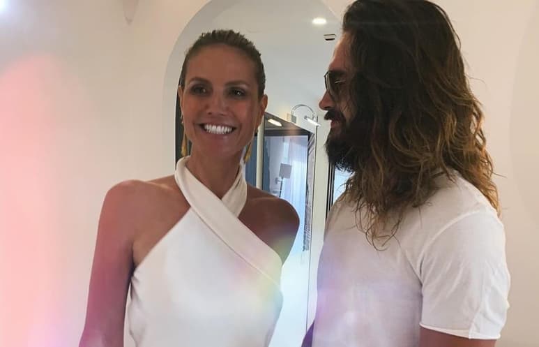 La modelo y el compositor y guitarrista Tom Kaulitz llevaron a cabo su unión y compartieron en redes sociales la alegría del momento en que juntaron sus vidas vestidos de blanco. (ESPECIAL)