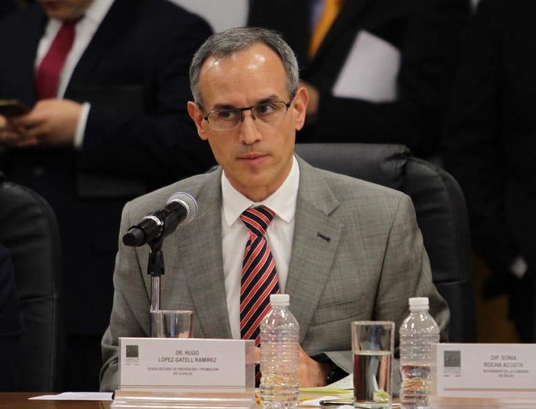 El subsecretario de Prevención y Promoción de la Salud de la Secretaría de Salud, Hugo López-Gatell Ramírez. (ARCHIVO)