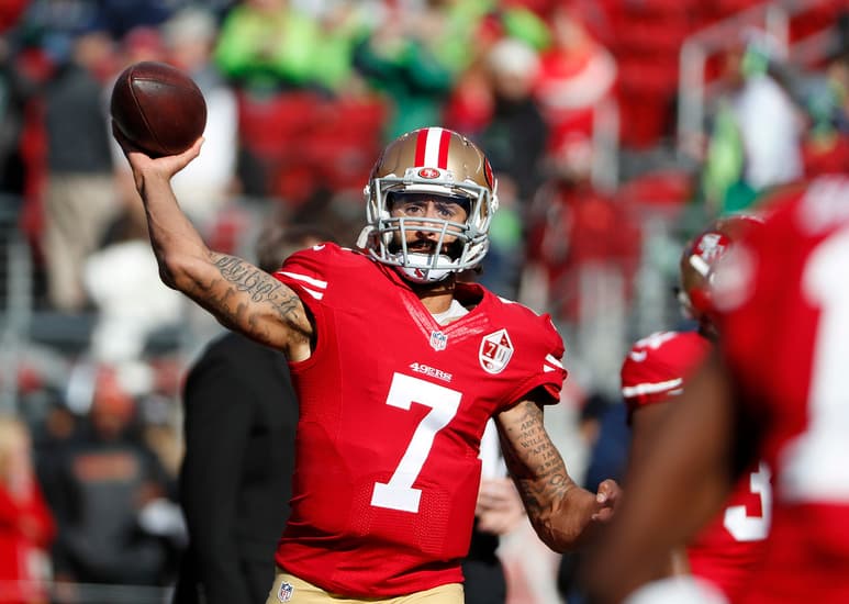 Colin Kaepernick jugó seis temporadas con los 49'ers de San Francisco, incluso los llevó a un Super Bowl.