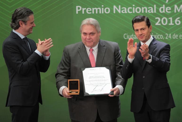 En enero de 2017, Carlos Bremer recibió en enero de 2017, el Premio Nacional del Deporte de 2016. (ARCHIVO)