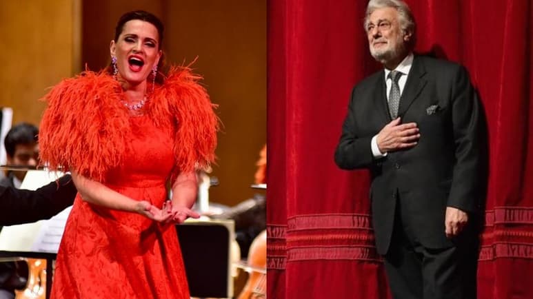 'Me ayudó muchísimo al principio de mi carrera y a mí jamás, y lo puedo decir sobre una Biblia o un polígrafo, me ha pedido nada a cambio', aseguró Ainhoa Arteta. (ESPECIAL)