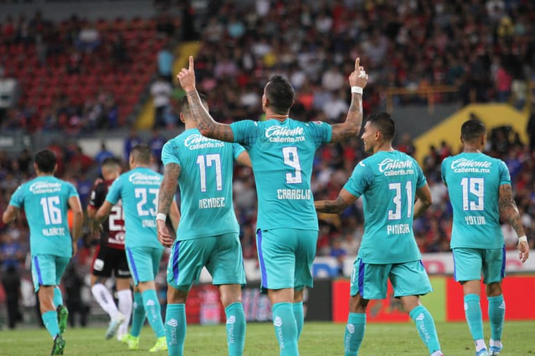 El delantero argentino Milton Caragio se destapó el pasado fin de semana con dos goles y una asistencia en la victoria ante Atlas. (JAM MEDIA)