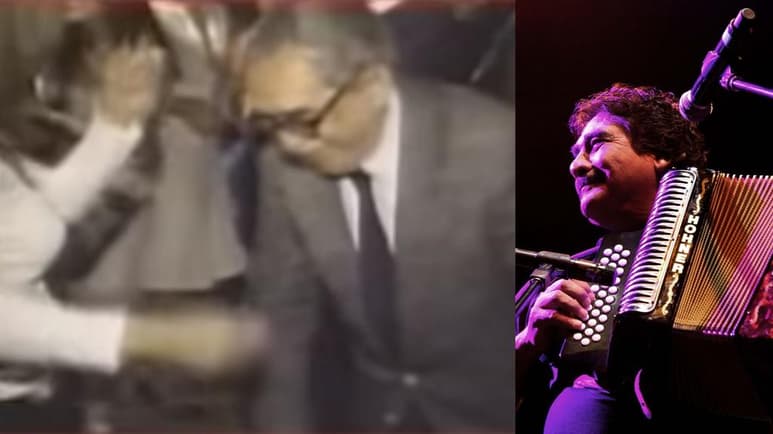 'El Rebelde del acordeón' hizo bailar al escritor colombiano Gabriel García Márquez. (ESPECIAL)