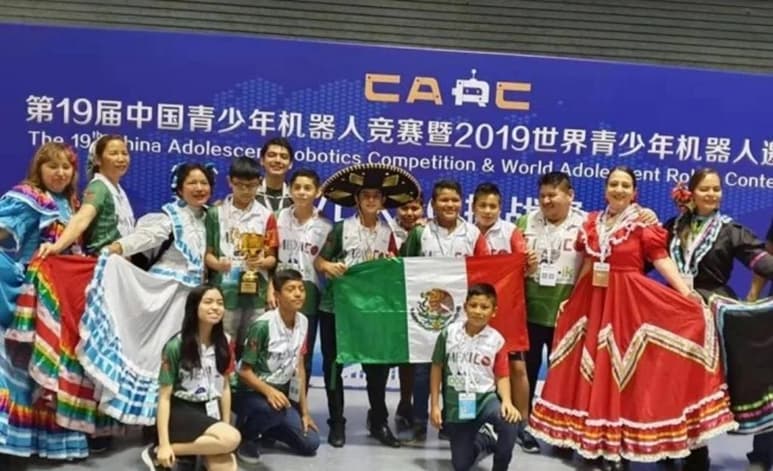 Los premios que ganaron los niños fueron tres medallas de oro, tres medallas de plata, otras tres de bronce, un trofeo de tercer lugar en las finales y el trofeo Create Award. (EL UNIVERSAL)