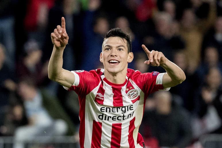Hirving Lozano se fue agradecido del club holandés PSV Eindhoven a través de un video y emotivas palabras. (ARCHIVO)