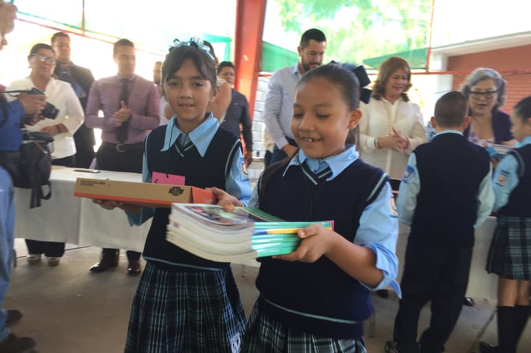 El arranque formal del Ciclo fue en la escuela Benito Juárez. (EL SIGLO DE TORREÓN/GUADALUPE MIRANDA)