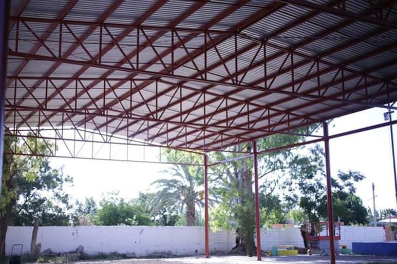 La estructura en el plantel abarca 540 metros cuadrados. (EL SIGLO DE TORREÓN/GUADALUPE MIRANDA)
