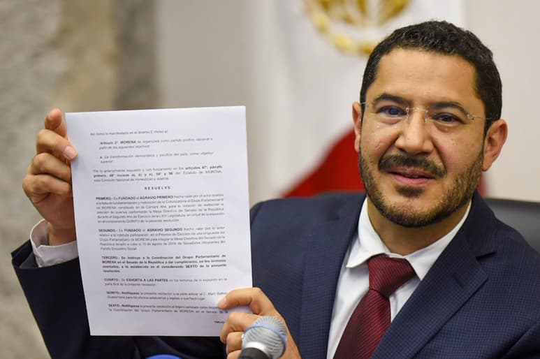 Martí Batres señaló que no participará en la repetición del proceso para renovar la Mesa Directiva. (AGENCIAS)