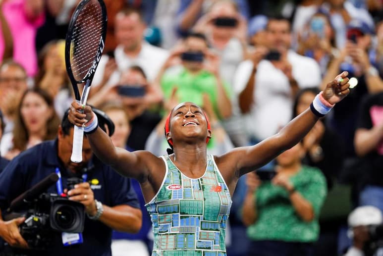 Coco Gauff, sensación del tenis femenil estadounidense. (EFE)