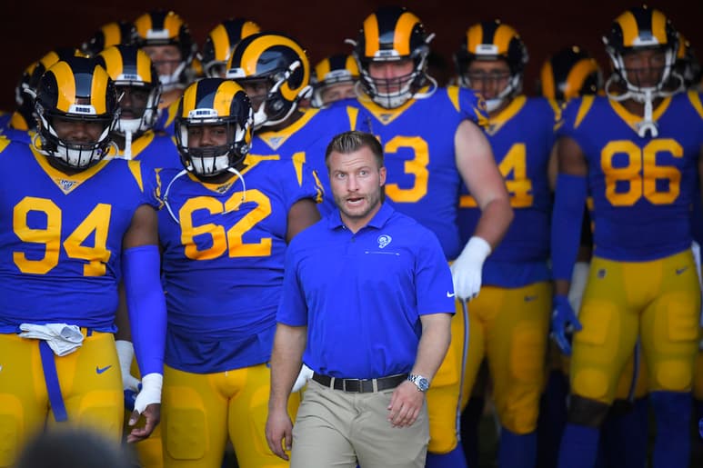 Los Carneros de Los Ángeles buscarán la revancha esta temporada, luego de perder contra Patriotas el Super Bowl 53. (AP)
