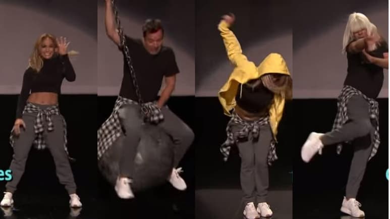 Jennifer López y Jimmy Fallon causaron sensación anoche durante el programa Tonight Show. (ESPECIAL)