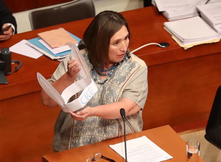 La senadora Xóchitl Gálvez, señaló que es preocupante escuchar al Presidente descalificar a sus adversarios políticos. (ARCHIVO)