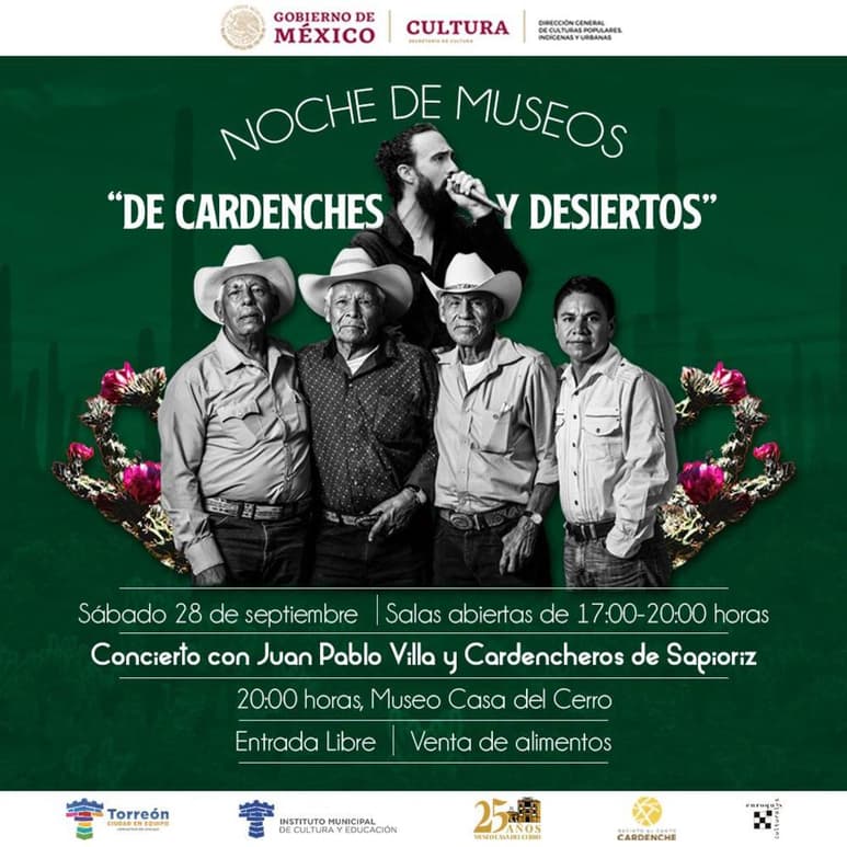Fusión. Las voces de los cardencheros comaprtirán escenario con el artista Juan Pablo Villa. (CORTESÍA)