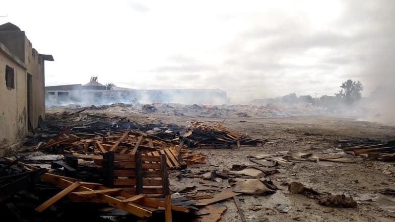 El incendio fue reportado alrededor de las cinco de la mañana de este miércoles. (EL SIGLO COAHUILA)