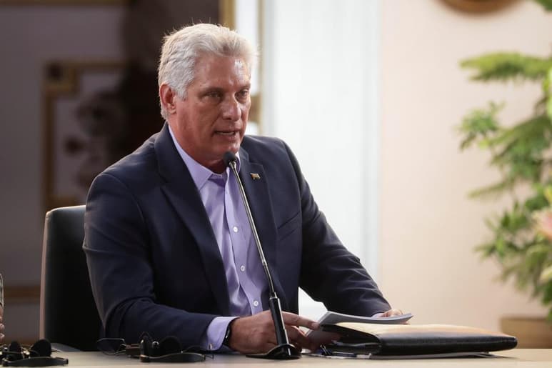 El presidente de Cuba, Miguel Díaz-Canel, señaló que Estados Unidos miente en sus afirmaciones de que apoya a los pueblos de América Latina y lo acusó de “imponer su dominio”. (ARCHIVO)