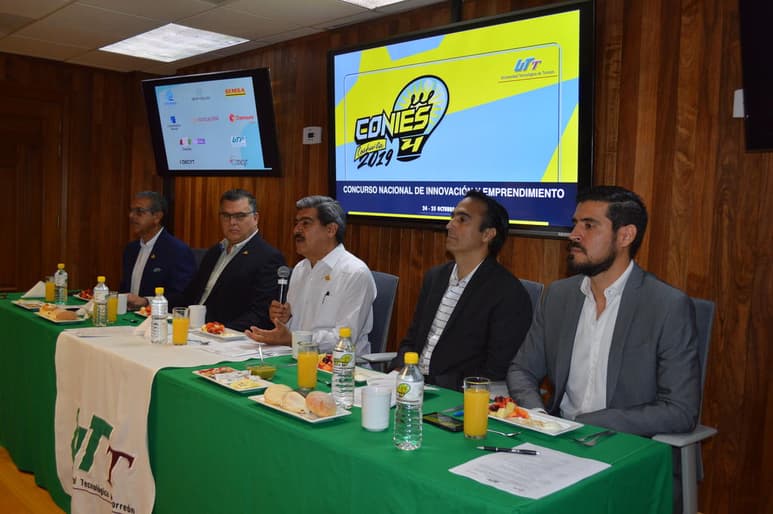 Lo anterior lo dieron a conocer el rector de la UTT, Raúl Martínez;Carlos Braña, presidente de Canacintra Torreón; Fernando Menéndez, presidente de Coparmex y Jesús Serrano, secretario de Vinculación de la UTT. (EL SIGLO DE TORREÓN)