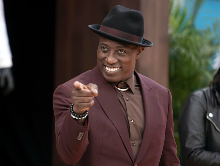 Avanza. El actor Wesley Snipes durante el estreno de la película Dolemite is My Name en Los Ángeles. (AP)